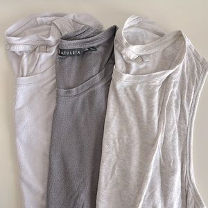 3 Bundle: ATHLETA XL soft workout tanks